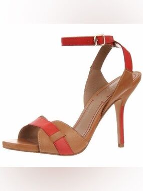 Elizabeth and James • Tan and Coral Heel